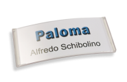 Paloma Win, Kunststoff transluzent klar, 34mm hoch 