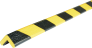 Warn- und Schutzprofil Typ E magnetic, gelb/schwarz, 26x26 mm, Länge 1 m 
