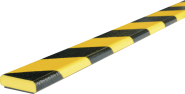 Warn- und Schutzprofil Typ F magnetic, gelb/schwarz, 40x11 mm, Länge 1 m 