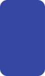 Stellplatzmarker WT-5210, I-Stück, Polyester, Blau, 75x125 mm, 25 Stück/VE 