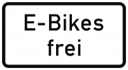 VZ1026-63, E-Bikes frei, Alu, RA1, 420x231 mm 