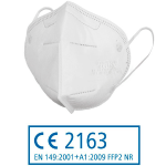 Einweg-Atemschutzmaske ohne Ausatemventil, Schutzstufe FFP2, 20 Stück/VE 