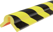 Warn- und Schutzprofil Typ Y, gelb/schwarz, 62x62 mm, Länge 1 m 
