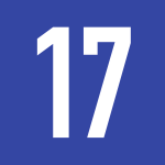 Hausnummernschild, max. 2 Zeichen, blau, Alu, 150x150 mm 