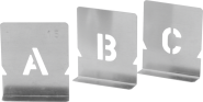 Malerschablonen, Einzelbuchstaben von A-Z, Großbuchstaben, 70 mm 