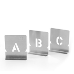 Malerschablonen, Einzelbuchstaben von a-z, Kleinbuchstaben, 100 mm 