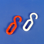 Einhängehaken, Polyethylen, rot, 8 mm 