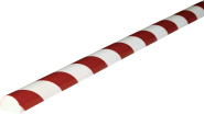 Warn- und Schutzprofil Typ C, rot/weiß, 40x30 mm, Länge 1 m 