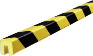 Warn- und Schutzprofil Typ G, gelb/schwarz, 26x30 mm, Länge 1 m 
