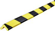 Warn- und Schutzprofil Typ E, gelb/schwarz, 26x26 mm, Länge 1 m 