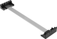 Drehhalter/Wandhalter für 5 Kunststoffrahmen DIN A3, Kunststoff, 95x450 mm 