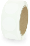Markierungspunkte blanko, Polypropylenfolie, weiß, Ø 35 mm, 500 Stück/Rolle 