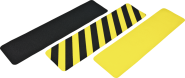 Antirutsch Formteil, Typ Verformbar, gelb/schwarz, 150x610 mm 