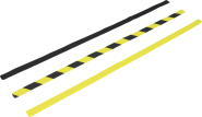 Antirutsch Formteil, Typ Verformbar, gelb/schwarz, 25x800 mm, 25 Stück/VE 