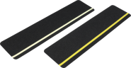 Antirutsch Formteil, Typ Universal, schwarz mit gelbem Streifen, 150x610 mm 
