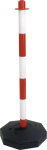 Kettenständer rot/weiß, Kunststoff, Höhe 870 mm, Ø 35 mm 