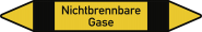Fließrichtungspfeil, Gruppe 5 - Nichtbrennbare Gase, Folie, 157x26 mm 
