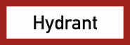 Hydrant, Alu, reflektierend RA1, 297x105 mm 
