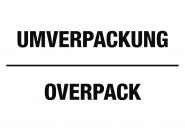 Umverpackung/Overpack, Papier, 148x105 mm, 1000 Stück/Rolle 