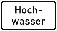 VZ1007-51, Hochwasser, Alu, RA1, 420x231 mm 