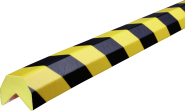 Warn- und Schutzprofil Typ AA, gelb/schwarz, 40x36 mm, Länge 1 m 