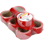 Speed Tape® Bandabroller mit 7 Rollen Absperrband rot/weiß, 50 mm x 100 m 