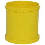 Zusatzsegment gelb, PP, Höhe 160mm, für modularen Absperrpfosten Best.-No. 96664 