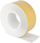 Bodenmarkierungsband WT-500 mit abgeschrägten Kanten, PVC, Weiß, 75 mm x 10 m 