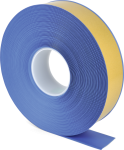Bodenmarkierungsband WT-500 mit abgeschrägten Kanten, PVC, Blau, 50 mm x 25 m 