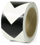 Markierungsband m. schwarzen Richtungspfeilen,Folie,nachl.,160-mcd, 60 mm x 16 m 
