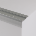 Treppenkantenprofil für nachleuchtende Einlage,Alu silber eloxiert, 58x1000 mm 