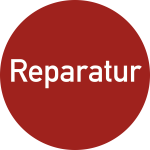 Reparatur, Papier, Ø 35 mm, 500 Stück/Rolle 