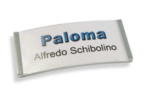Paloma Win (Polar®) Metall-Optik chrom galvanisiert, 30mm hoch 