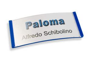 Paloma Win,(Polar®)  Kunststoff Blau, 34mm hoch 