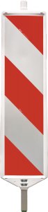 TL-Leitbake, zweiseitig, Kunststoff, rot/weiß, reflekt., RA1,A, 304x1319x60 mm 