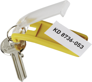 KEY CLIP - Schlüsselanhänger, Kunststoff, 6 Stück/Set 
