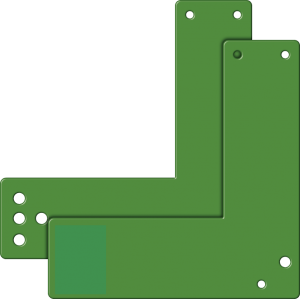 Montageplatte f. EH-Türwächter an Glasrahmen, f. kurze,normale Türschilde,nachl. 