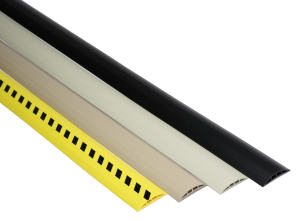 Kabelbrücken-Set aus Kunststoff, Gelb-Schwarz, 75 mm x 3 m 