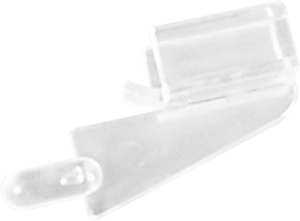 Zapfen transparent zum Einhängen von OEK Einzelrahmen in die Drehhalter 