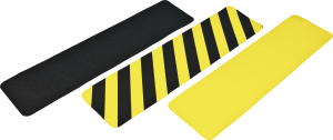 Antirutsch Formteil, Typ Verformbar, gelb/schwarz, 150x610 mm 