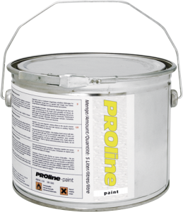 PROline-paint Antirutsch-Markierungsfarbe, Weiß ca. RAL 9016, 5 Liter Gebinde 