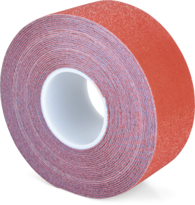 Bodenmarkierungsband WT-5845, PU, Rutschhemmung R11, Rot, 75 mm x 12,5 m 