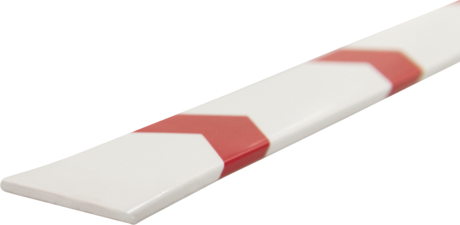 Wegeleitsystem Oneway, rot/weiß, 50x8 mm, Länge 1 m 