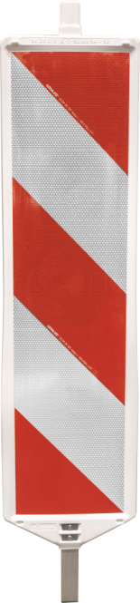 TL-Leitbake, zweiseitig, Kunststoff, rot/weiß, reflekt., RA2,C, 304x1319x60 mm 