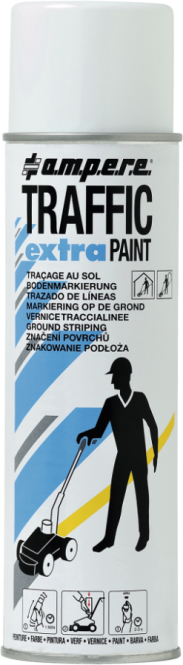 Farbdose TRAFFIC EXTRA PAINT® weiß ca. RAL 9016, Dose à 500 ml 