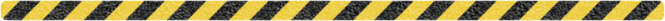 Trittschutzstreifen gelb/schwarz, Alu, selbstklebend, Antirutsch, 25x800 mm 