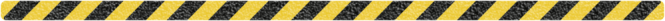 Trittschutzstreifen gelb/schwarz, Alu, Antirutsch, 25x800 mm 