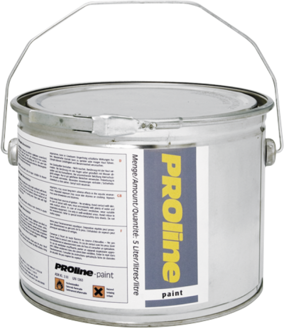 PROline-paint Markierungsfarbe, Silbergrau ca. RAL 7001, 5 Liter Gebinde 
