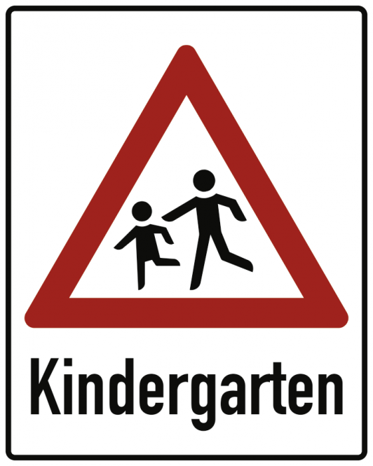 Kinder, Kindergarten, Alu 3 mm, RA2, 1000x1250 mm 