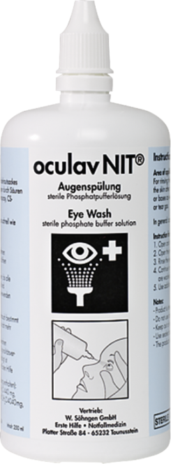 oculav NIT® Augenspülung - Sterillösung mit 250 ml Phosphatpufferlösung 